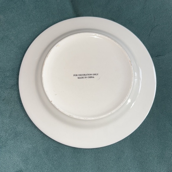 Three Home Decor Plates 7.5” Safari Giraffe, Elephant, Zebra - Picture 6 of 11